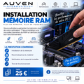 Installation mémoire RAM