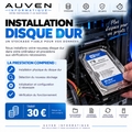 Installation disque dur