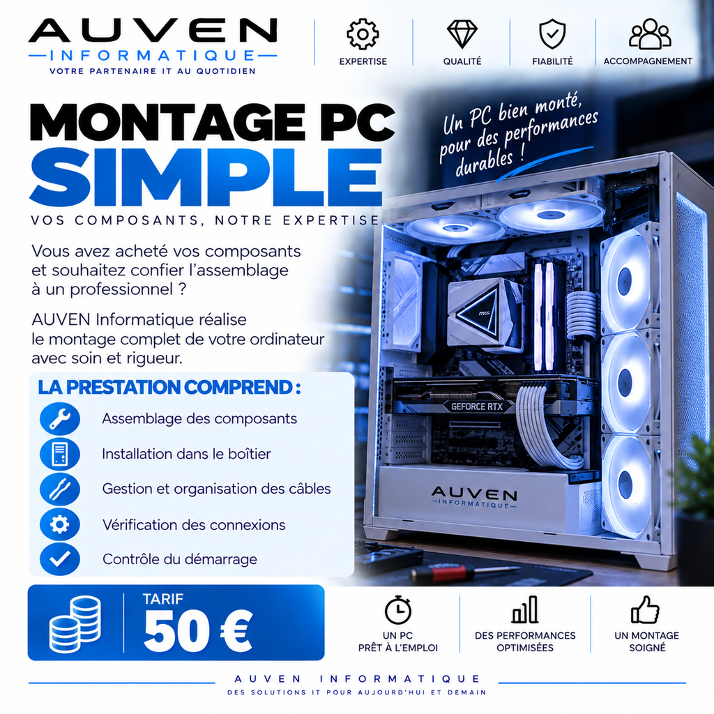 Montage PC simple
