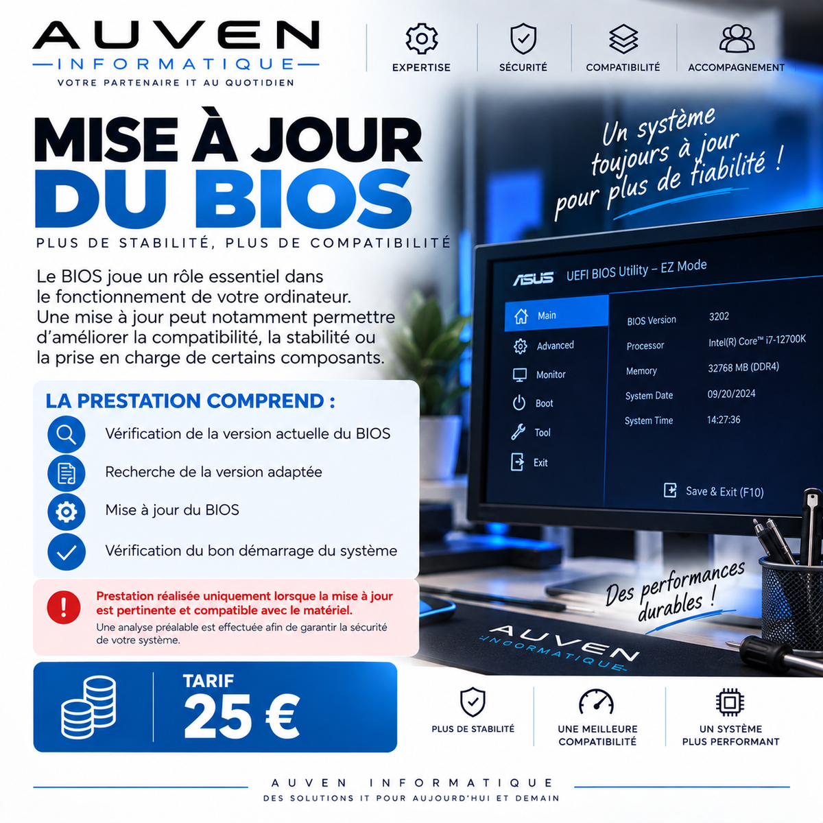 Mise à jour du BIOS