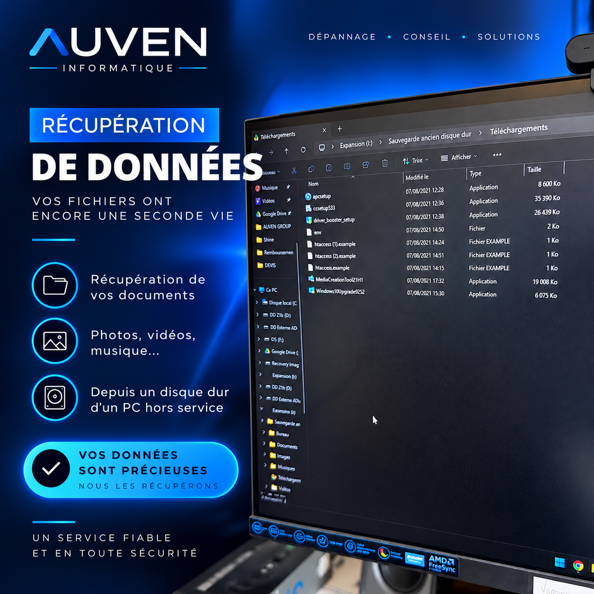 Transfert de données